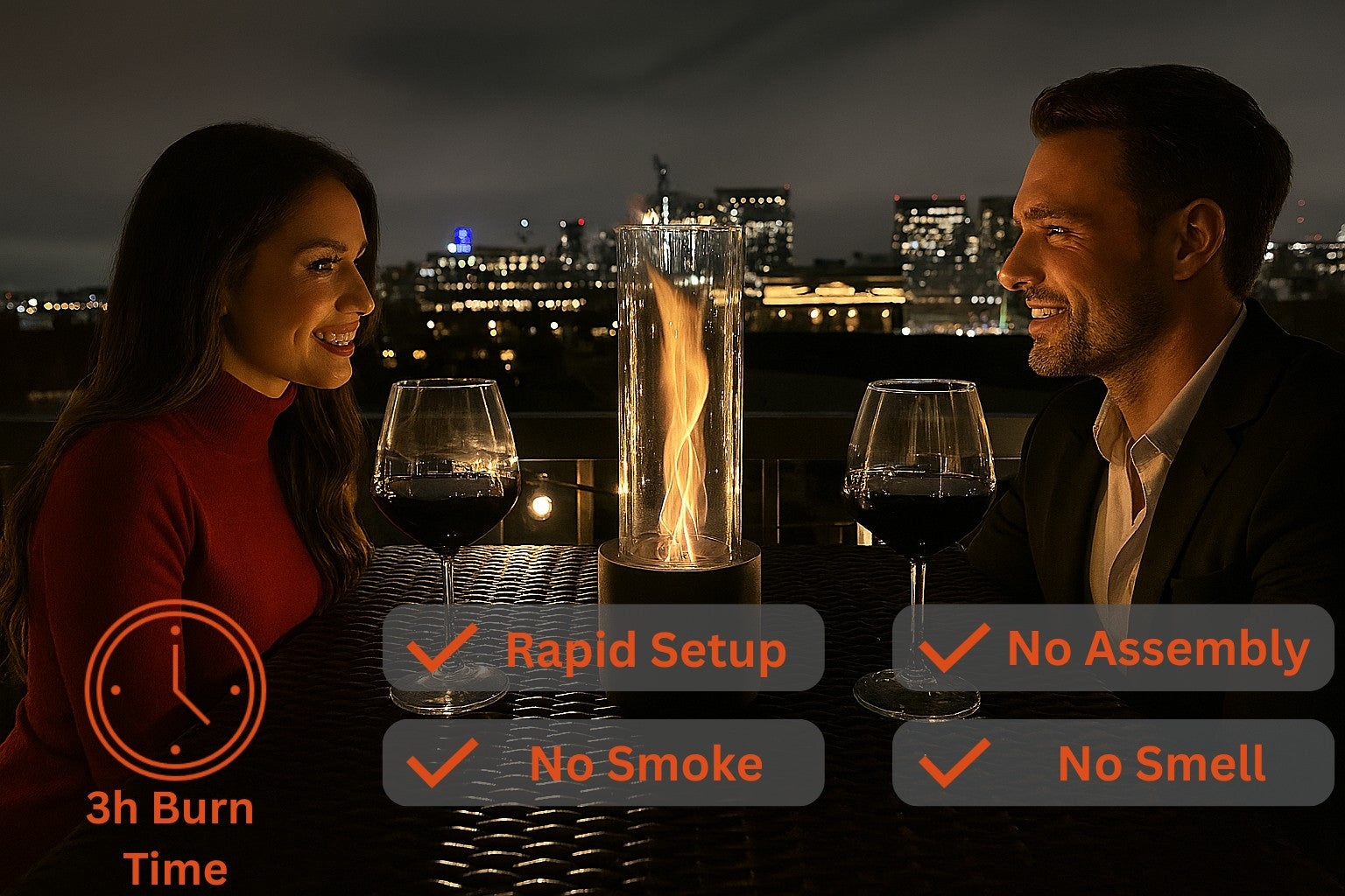 tabletop fire pit for couples