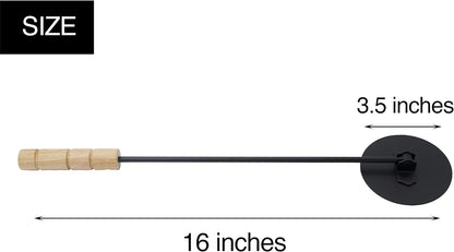 Zipcase Real 3.5 inch Powder-Coated Steel Gel Fuel Snuffer fits Real Flame,SunJel..’s Gel Fuel Can, 1 Pack