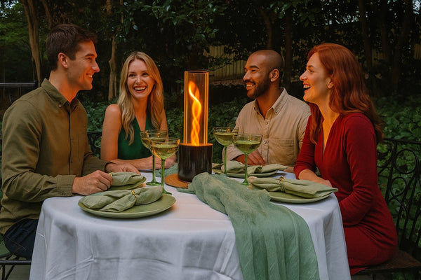 smokeless tabletop fire pit
