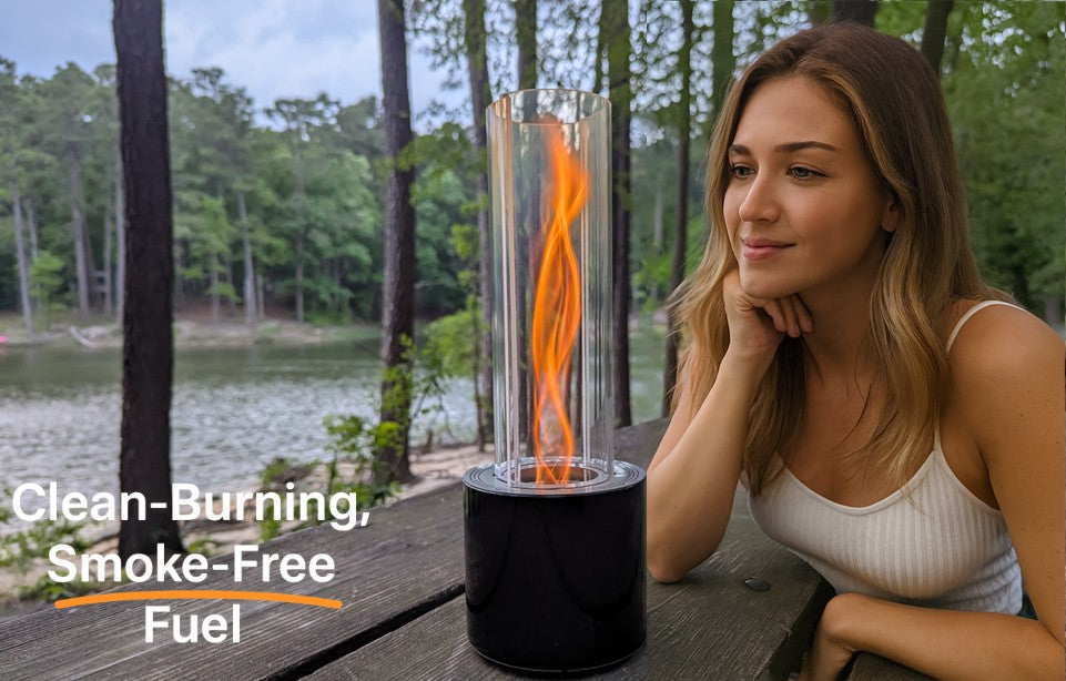 smokeless tabletop fire pit
